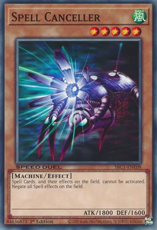 Spell Canceller — Speed Duel: Streets of Battle City — Yu-Gi-Oh!