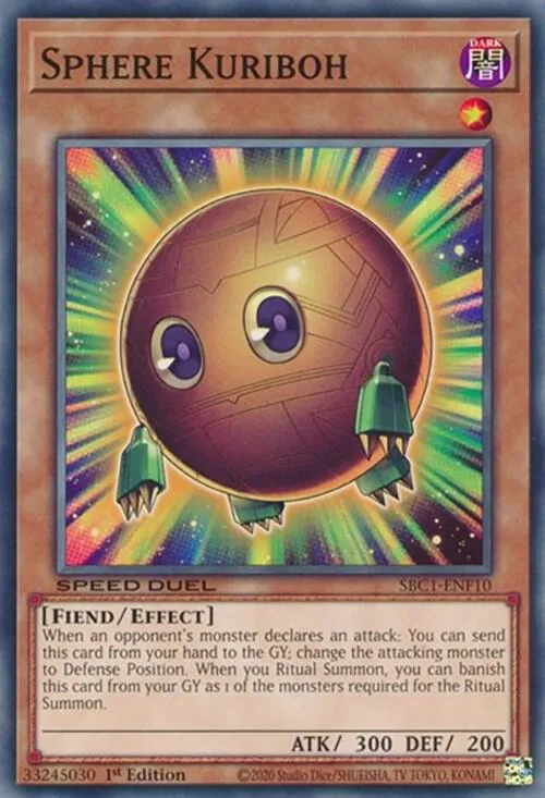Sphère Kuriboh — Speed Duel: Streets of Battle City — Yu-Gi-Oh!