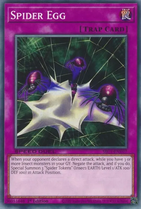 Spider Egg — Speed Duel: Streets of Battle City — Yu-Gi-Oh!