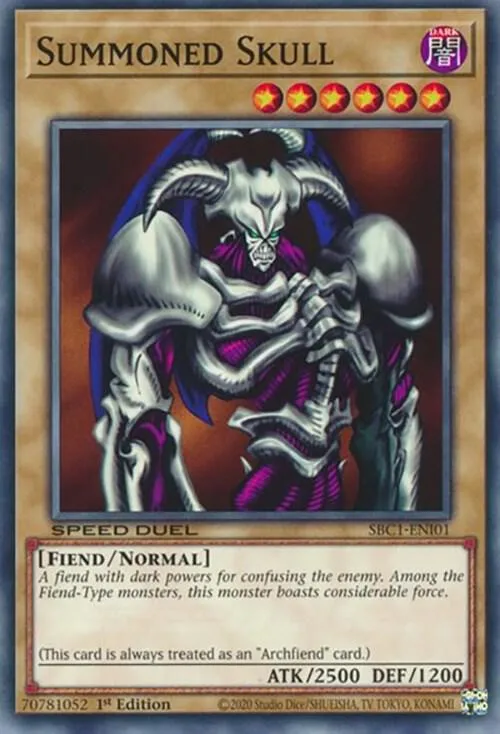 Summoned Skull — Speed Duel: Streets of Battle City — Yu-Gi-Oh!