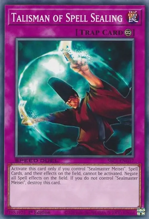 Talisman de Neutralisation de la Magie — Speed Duel: Streets of Battle City — Yu-Gi-Oh!