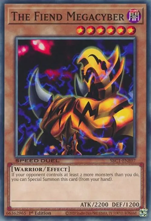 The Fiend Megacyber — Speed Duel: Streets of Battle City — Yu-Gi-Oh!