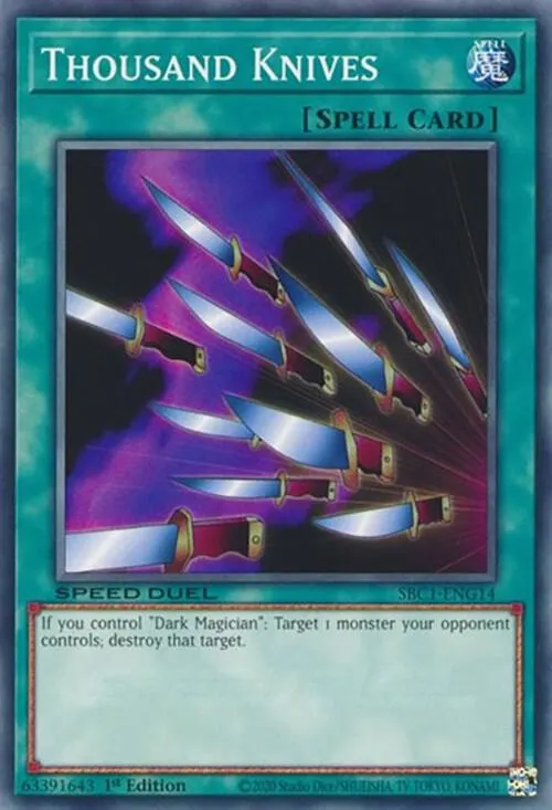Mille Couteaux — Speed Duel: Streets of Battle City — Yu-Gi-Oh!