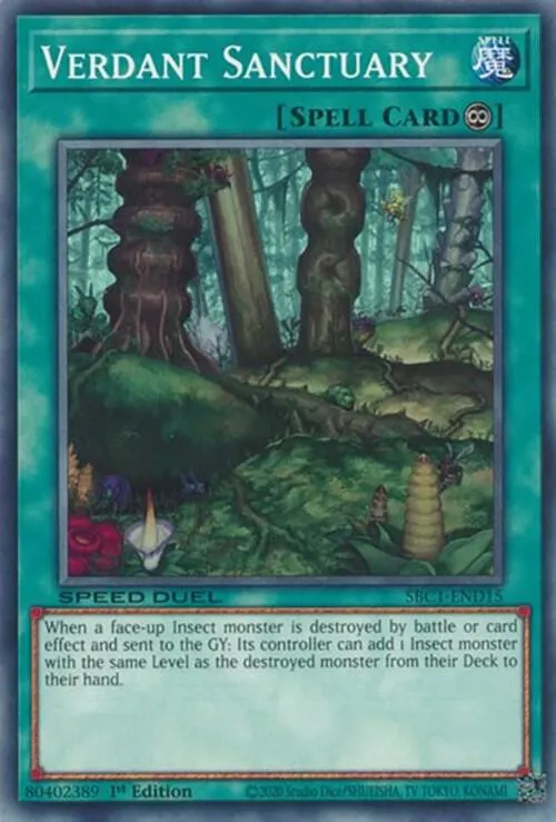 Verdant Sanctuary — Speed Duel: Streets of Battle City — Yu-Gi-Oh!