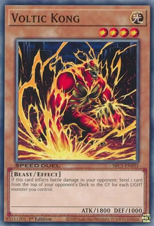 Kong Voltaïque — Speed Duel: Streets of Battle City — Yu-Gi-Oh!