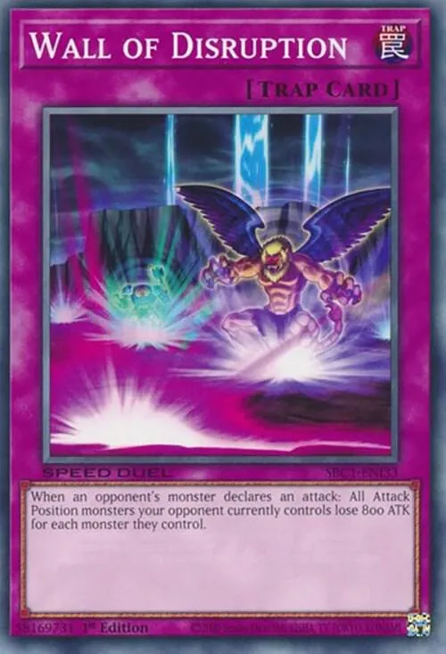 Wall of Disruption — Speed Duel: Streets of Battle City — Yu-Gi-Oh!