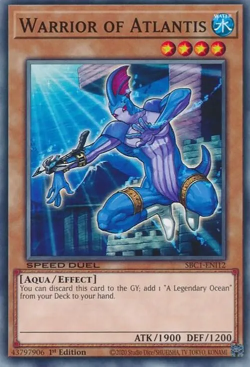 Warrior of Atlantis — Speed Duel: Streets of Battle City — Yu-Gi-Oh!