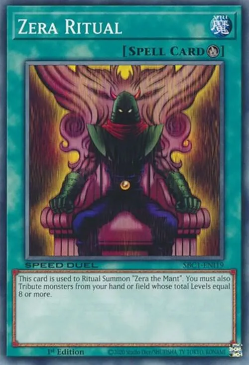 Zera Ritual — Speed Duel: Streets of Battle City — Yu-Gi-Oh!