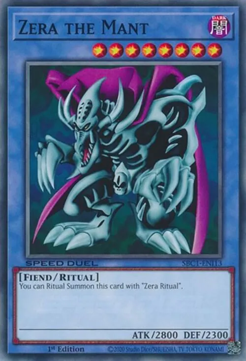Zera the Mant — Speed Duel: Streets of Battle City — Yu-Gi-Oh!