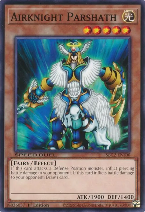 Parshath le Chevalier du Ciel — Speed Duel: Battle City Finals — Yu-Gi-Oh!