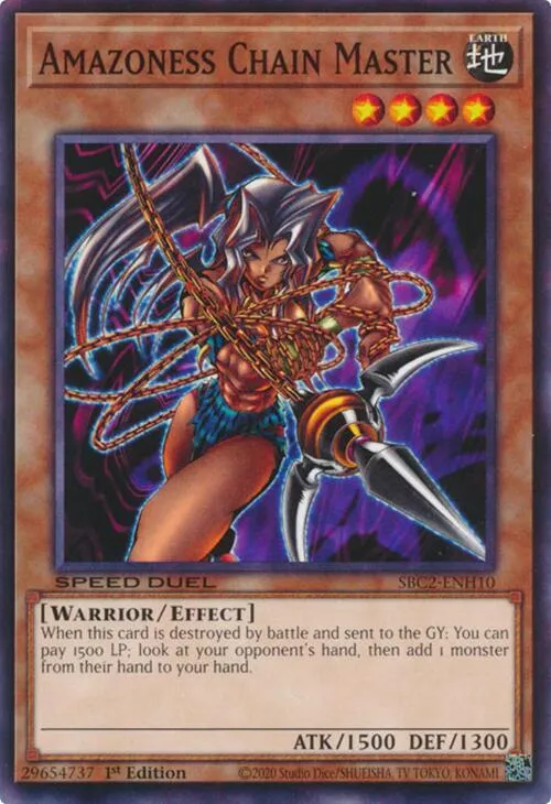 Amazoness Chain Master — Speed Duel: Battle City Finals — Yu-Gi-Oh!