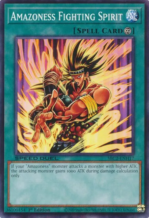 Combativité Amazonesse — Speed Duel: Battle City Finals — Yu-Gi-Oh!