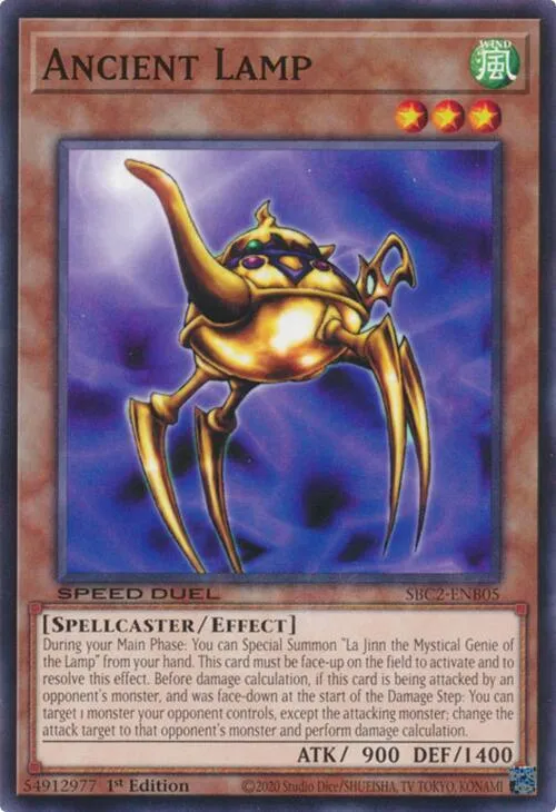 Lampe ancienne — Speed Duel: Battle City Finals — Yu-Gi-Oh!