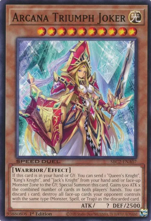 Arcana Triumph Joker — Speed Duel: Battle City Finals — Yu-Gi-Oh!