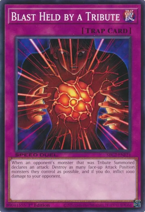 Blast Held by a Tribute — Speed Duel: Battle City Finals — Yu-Gi-Oh!