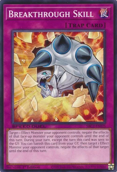 Breakthrough Skill — Speed Duel: Battle City Finals — Yu-Gi-Oh!
