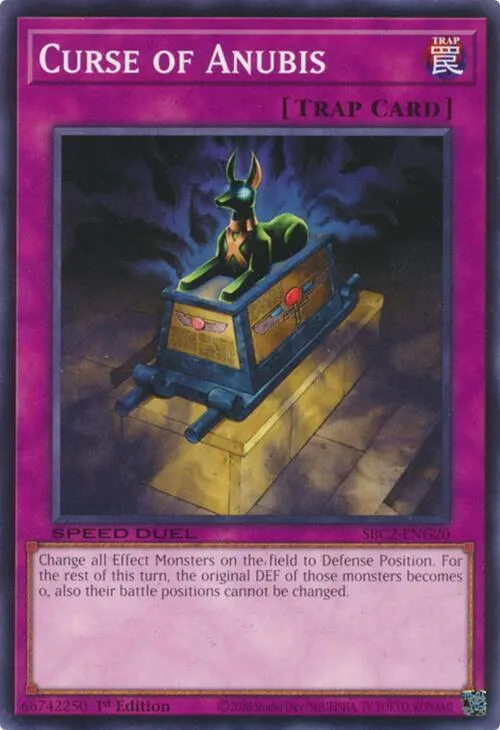 Malédiction d'Anubis — Speed Duel: Battle City Finals — Yu-Gi-Oh!