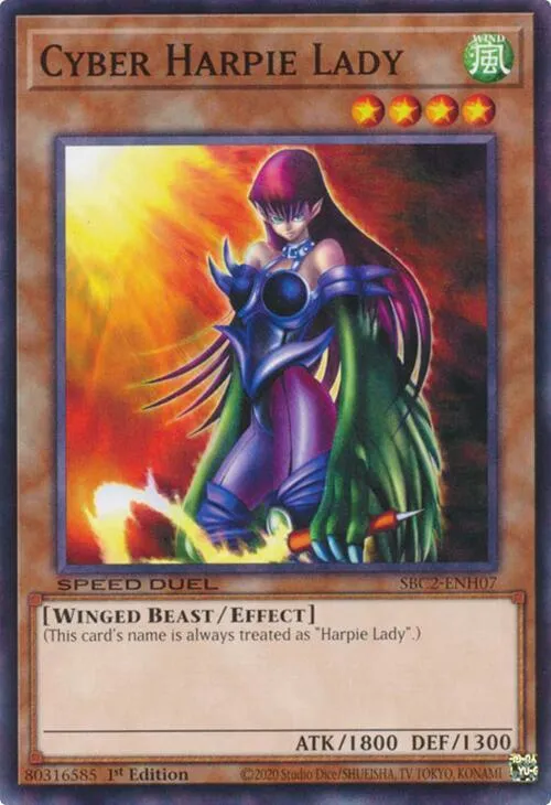 Cyber Harpie Lady — Speed Duel: Battle City Finals — Yu-Gi-Oh!