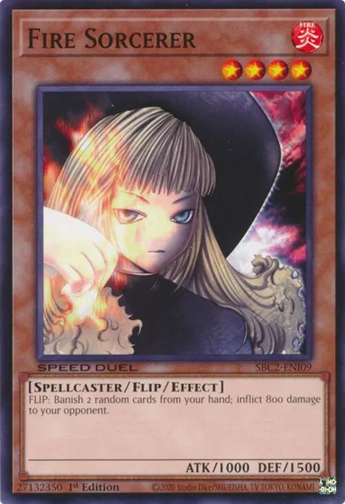 Fire Sorcerer — Speed Duel: Battle City Finals — Yu-Gi-Oh!