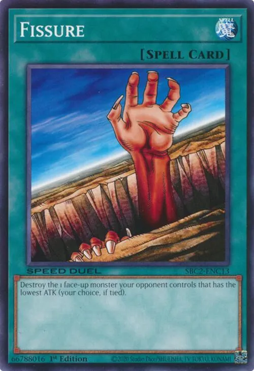 Fissure — Speed Duel: Battle City Finals — Yu-Gi-Oh!