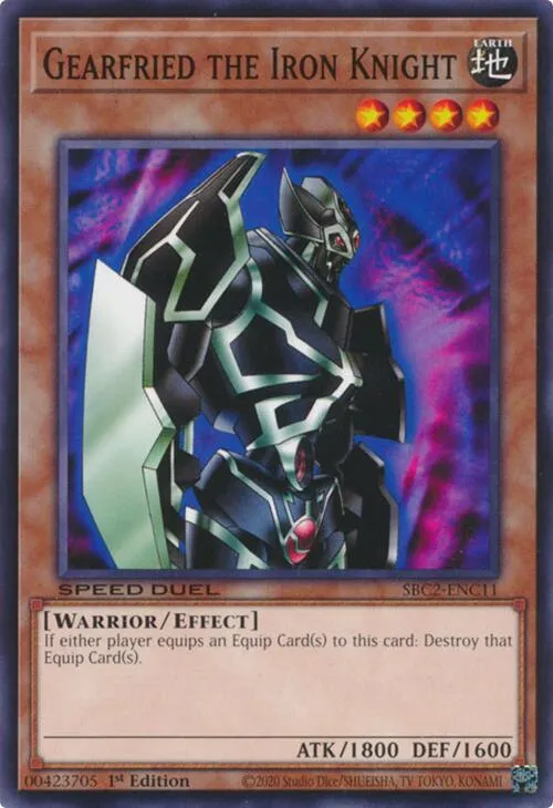 Gearfried le Chevalier de Fer — Speed Duel: Battle City Finals — Yu-Gi-Oh!