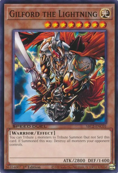 Gilford the Lightning — Speed Duel: Battle City Finals — Yu-Gi-Oh!