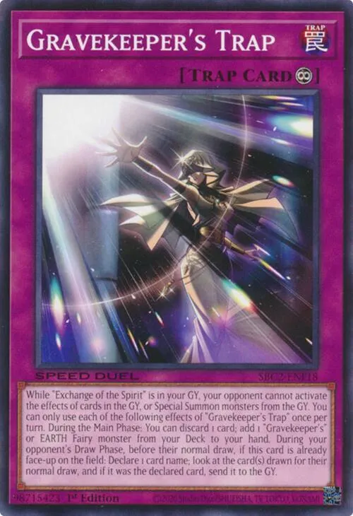Piège des Protecteurs du Tombeau — Speed Duel: Battle City Finals — Yu-Gi-Oh!