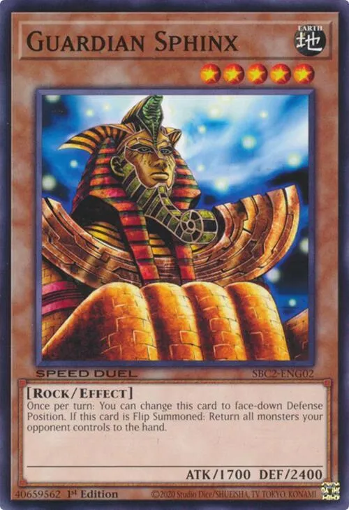 Guardian Sphinx — Speed Duel: Battle City Finals — Yu-Gi-Oh!