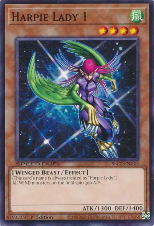 Dame Harpie 1 — Speed Duel: Battle City Finals — Yu-Gi-Oh!