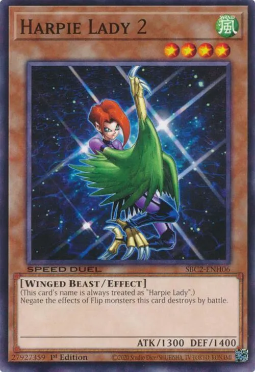 Harpie Lady 2 — Speed Duel: Battle City Finals — Yu-Gi-Oh!