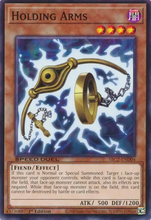 Paralysie des Bras — Speed Duel: Battle City Finals — Yu-Gi-Oh!