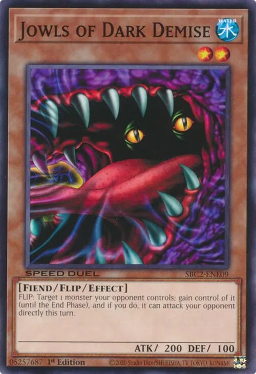 Mâchoires de la Sombre Mort — Speed Duel: Battle City Finals — Yu-Gi-Oh!