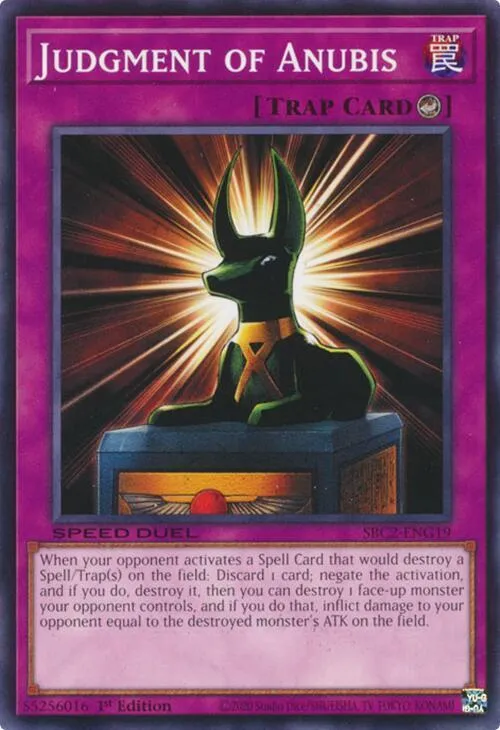 Jugement d'Anubis — Speed Duel: Battle City Finals — Yu-Gi-Oh!