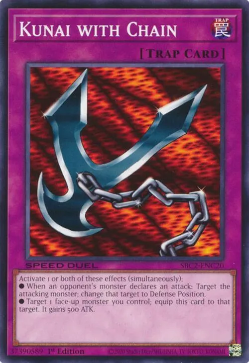 Kunai avec Chaîne — Speed Duel: Battle City Finals — Yu-Gi-Oh!