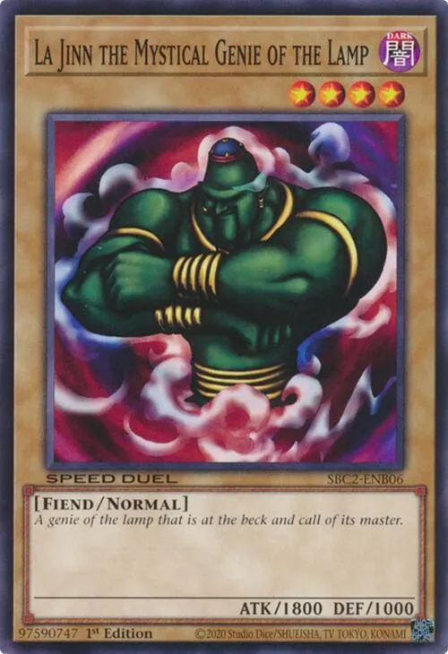 La Jinn the Mystical Genie of the Lamp — Speed Duel: Battle City Finals — Yu-Gi-Oh!