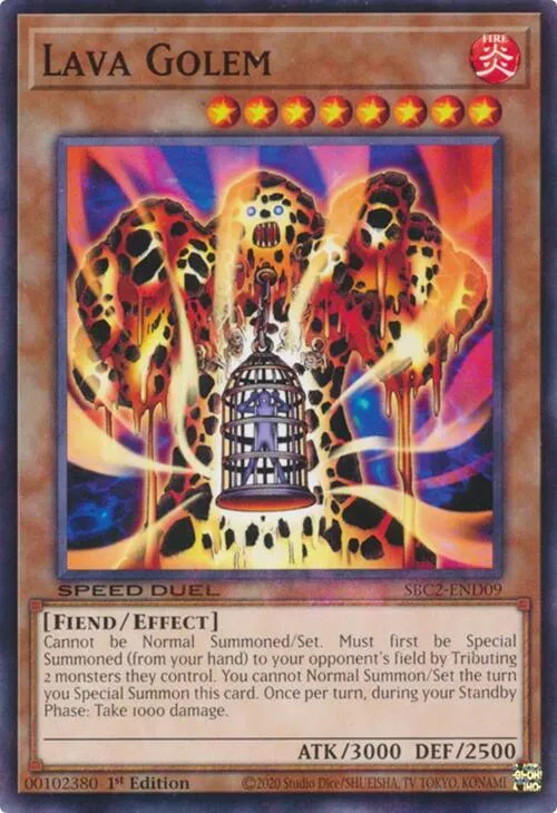 Lava Golem — Speed Duel: Battle City Finals — Yu-Gi-Oh!
