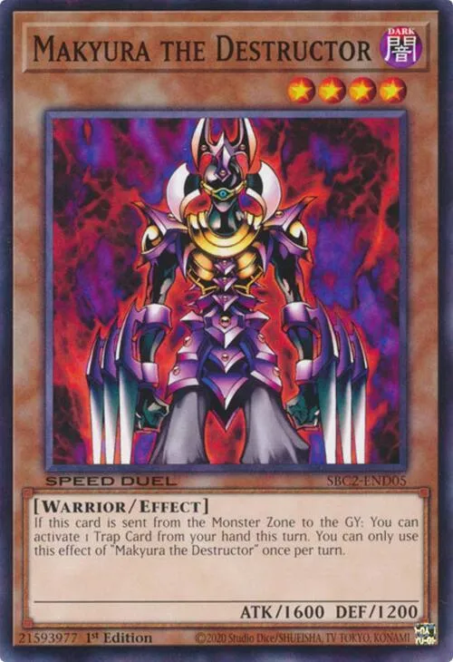 Makyura the Destructor — Speed Duel: Battle City Finals — Yu-Gi-Oh!