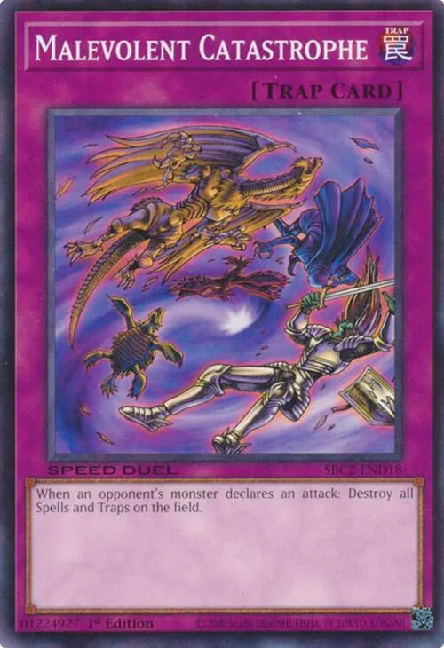 Malevolent Catastrophe — Speed Duel: Battle City Finals — Yu-Gi-Oh!