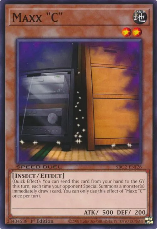 Maxx "C" — Speed Duel: Battle City Finals — Yu-Gi-Oh!