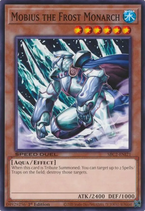 Mobius the Frost Monarch — Speed Duel: Battle City Finals — Yu-Gi-Oh!