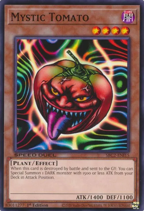 Mystic Tomato — Speed Duel: Battle City Finals — Yu-Gi-Oh!
