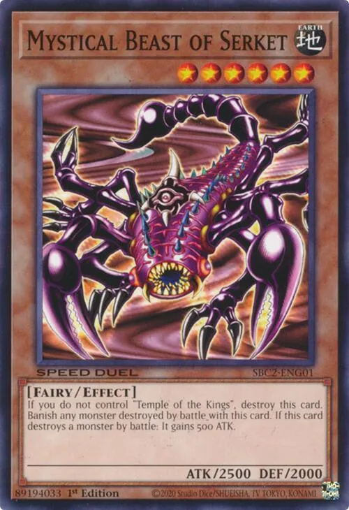 Mystical Beast of Serket — Speed Duel: Battle City Finals — Yu-Gi-Oh!