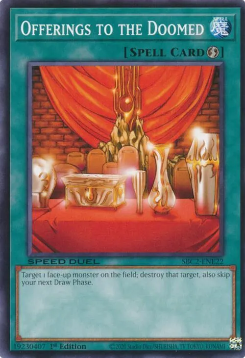 Offrande aux Damnés — Speed Duel: Battle City Finals — Yu-Gi-Oh!
