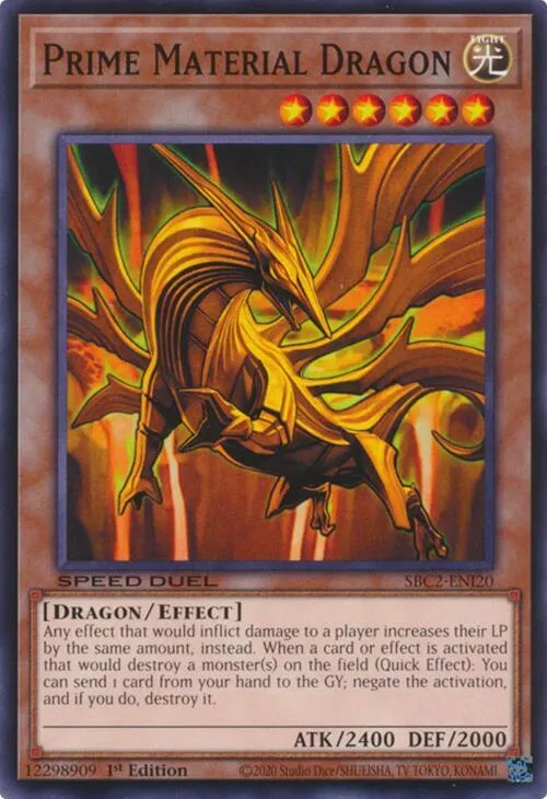 Dragon Materia — Speed Duel: Battle City Finals — Yu-Gi-Oh!