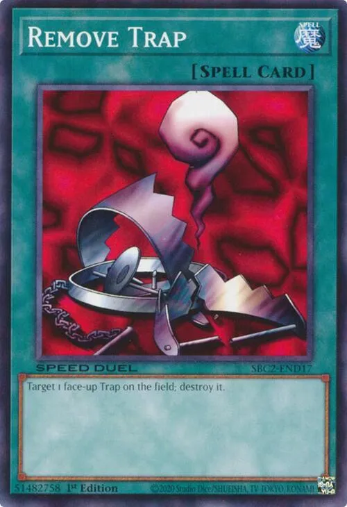 Remove Trap — Speed Duel: Battle City Finals — Yu-Gi-Oh!