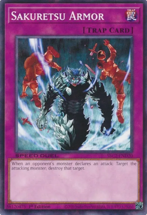Sakuretsu Armor — Speed Duel: Battle City Finals — Yu-Gi-Oh!