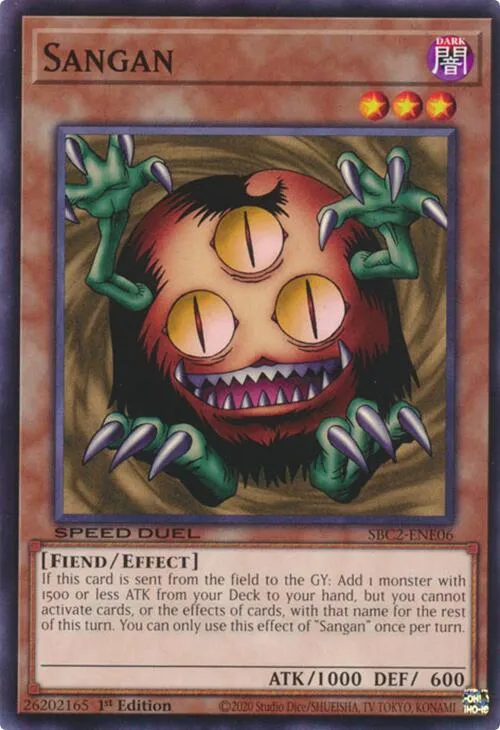 Sangan — Speed Duel: Battle City Finals — Yu-Gi-Oh!