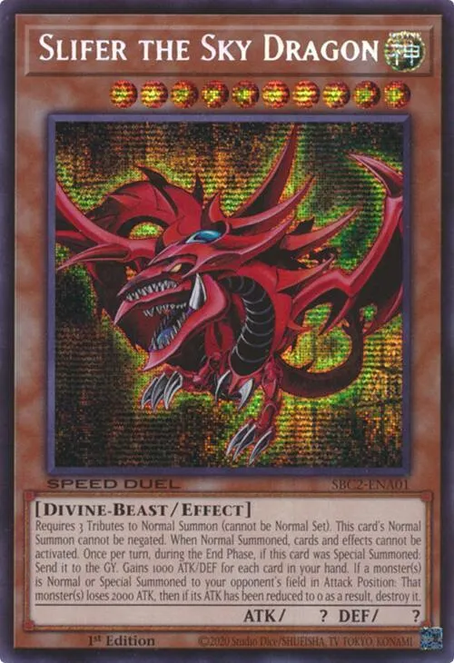 Slifer the Sky Dragon — Speed Duel: Battle City Finals — Yu-Gi-Oh!