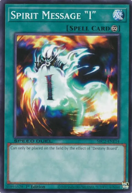 Message Spirituel "I" — Speed Duel: Battle City Finals — Yu-Gi-Oh!