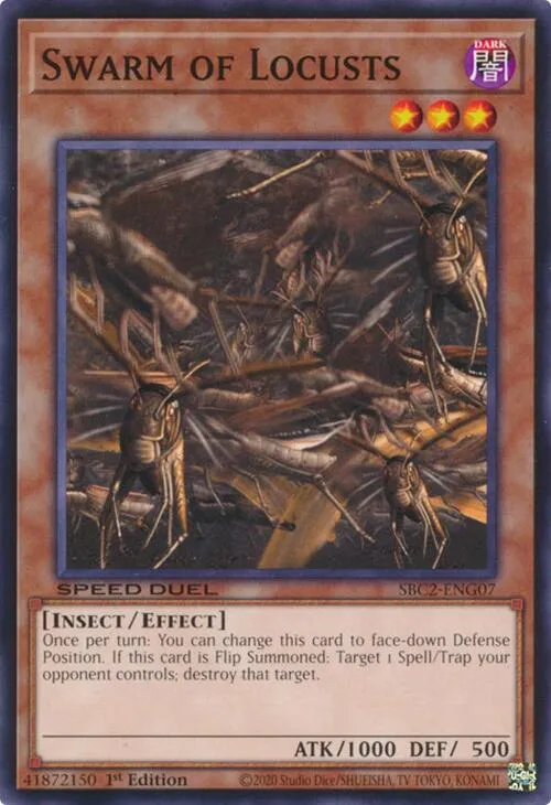 Nuée de Sauterelles — Speed Duel: Battle City Finals — Yu-Gi-Oh!